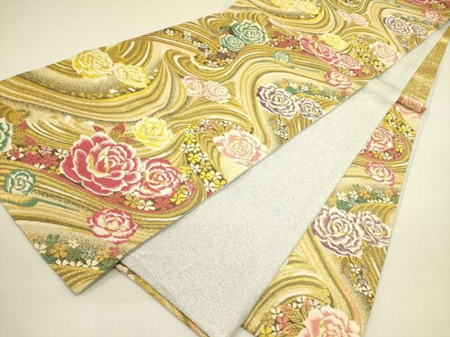 平和屋着物●六通柄袋帯 ダイヤの輝き