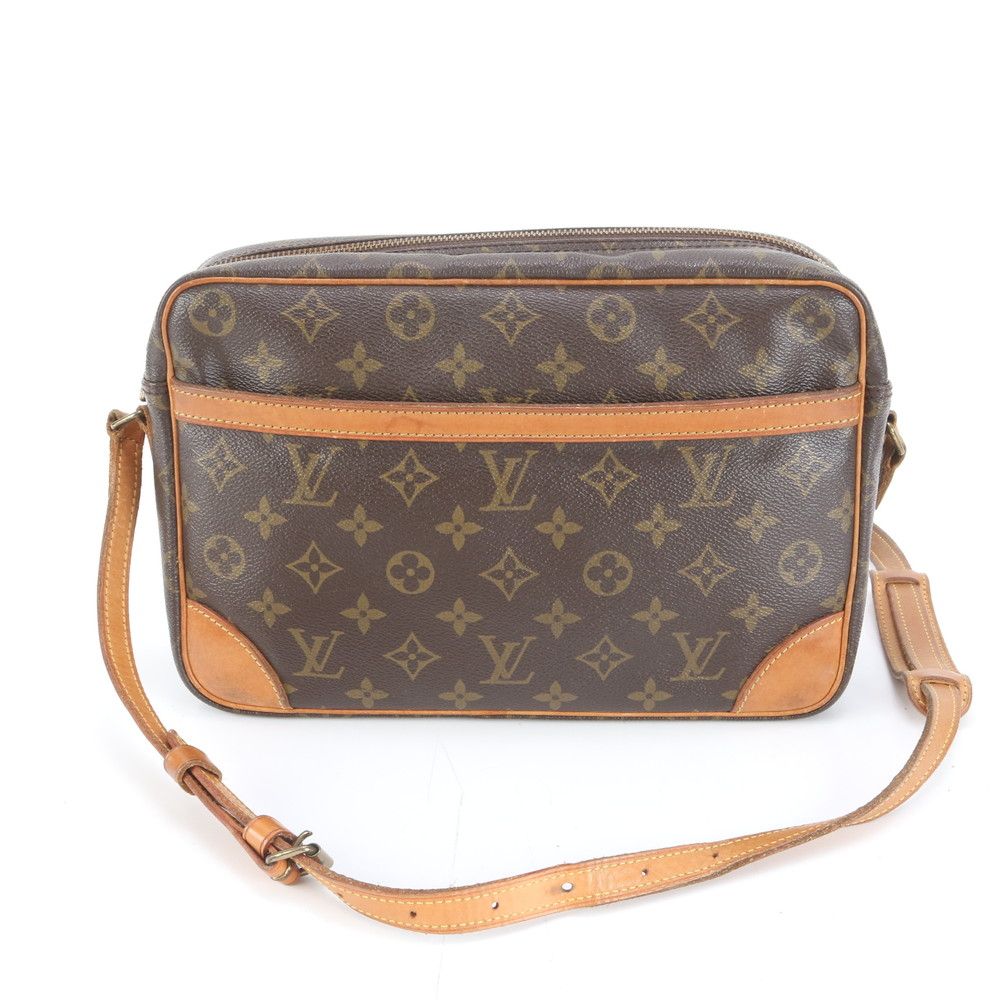 ルイヴィトン モノグラム トロカデロ PM M 51272 レザー ショルダーバッグ 斜め掛け メッセンジャー メンズ EWM DH 22-9