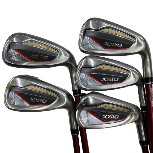 ダンロップ XXIO 2025 5 S レッド アイアンセット IR MP 1300 フレックスR メンズ 男性用 右利き 右用 Cランク ゴルフクラブ