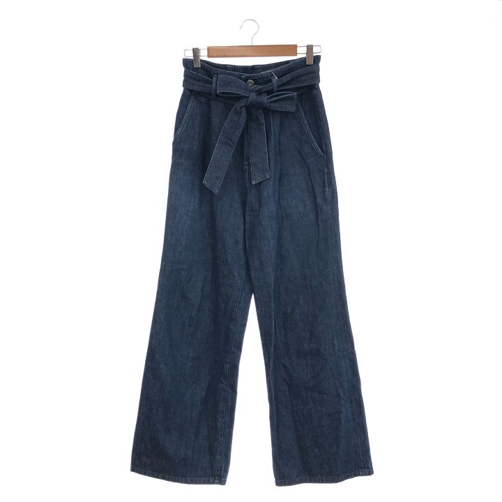 IENA (イエナ) ① 24030900229010 Denimリボンベルテッドパンツ  