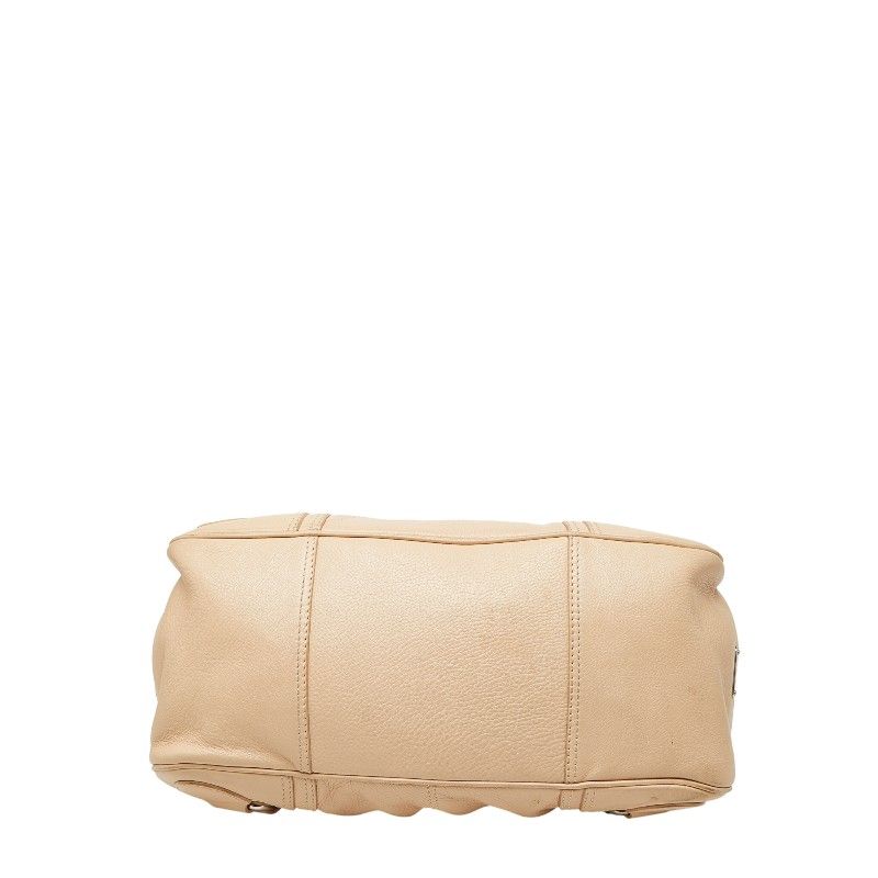 セリーヌ ロゴ ベージュ レザー レディース CELINE【1-0247868