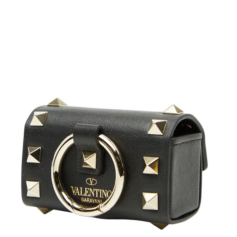 ヴァレンティノ ロックスタッズ ポーチ マナーポーチ 小物入れ ブラック レザー レディース 1-0248865