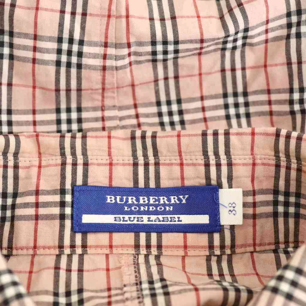 バーバリーブルーレーベル BURBERRY BLUE LABEL チェック 七分袖