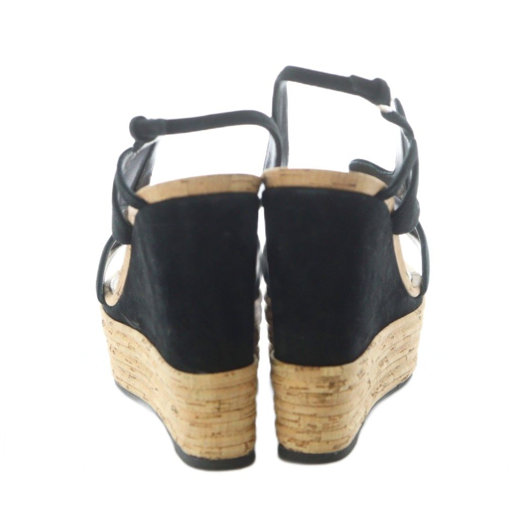 セルジオロッシ Sergio rossi ウェッジソールサンダル スエード