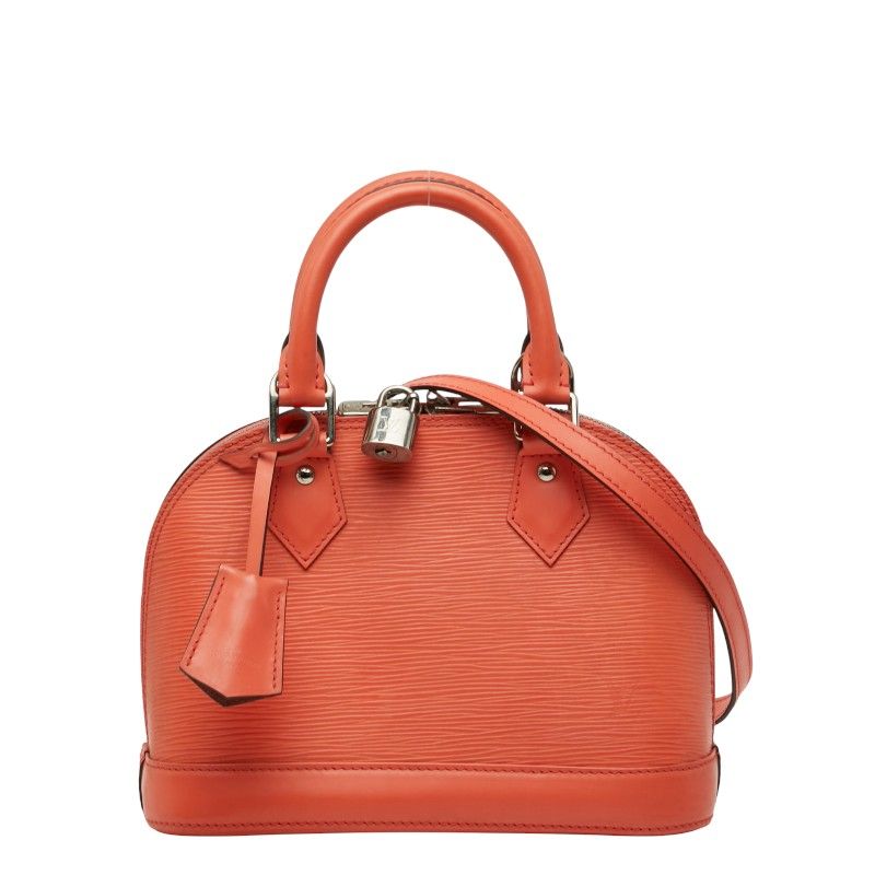 ルイ ヴィトン エピ アルマBB ハンドバッグ ショルダーバッグ 2 WAY ピンク系 オレンジ系 レザー レディース LOUIS VUITTON 1-0249929