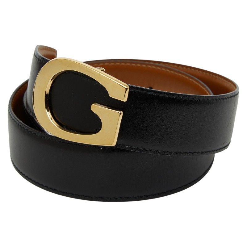 グッチ ベルト サイズ 65 26 036 1406 0956 ブラック レザー レディース GUCCI 1-0250257