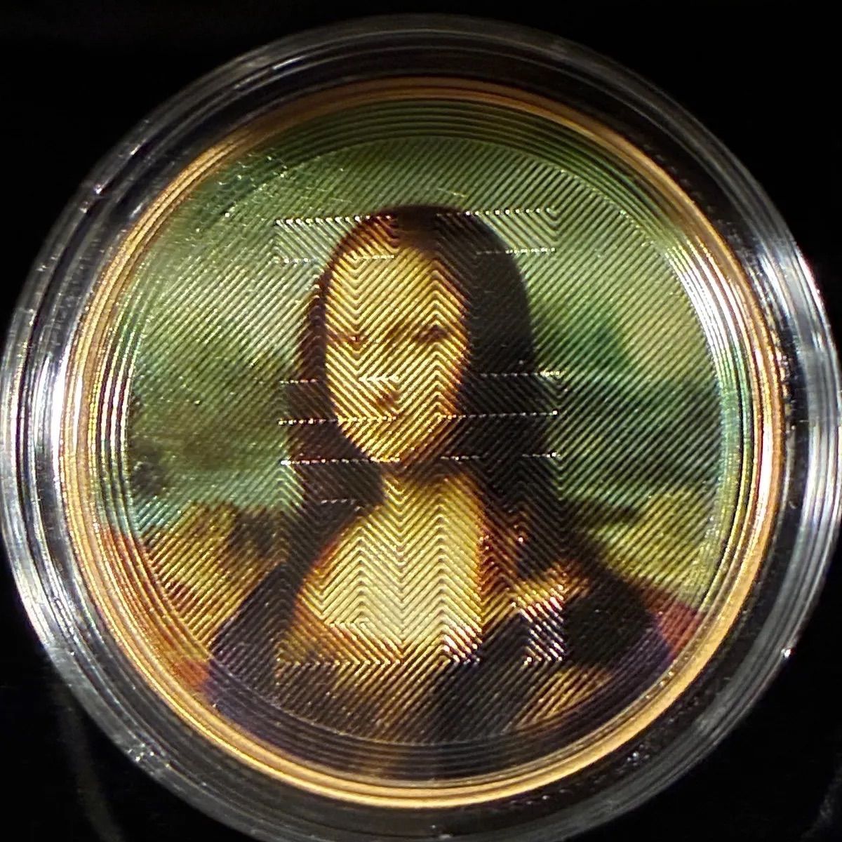 2021年 トケラウ モナリザ 金メッキ 1オンス 銀貨 コイン