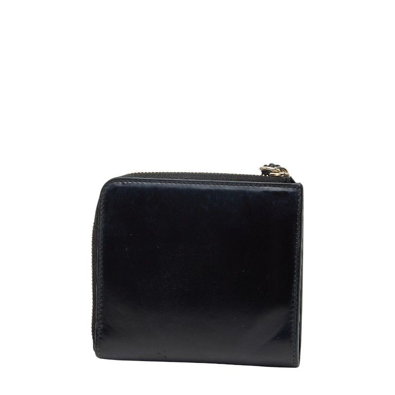 ジルサンダー タングル L字ファスナーコインケース ブラック レザー レディース JIL SANDER 244-50751