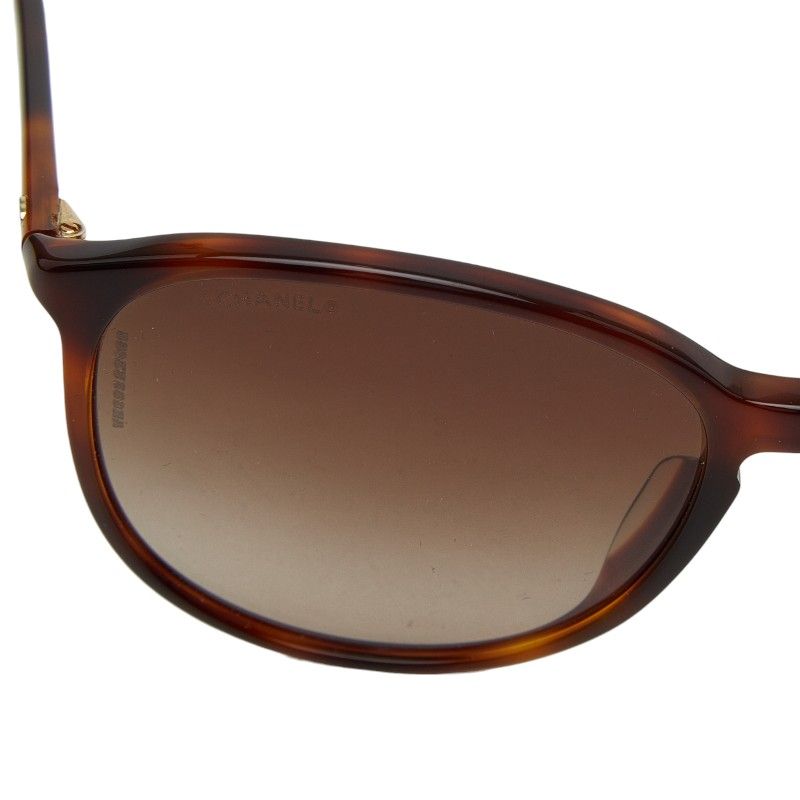 シャネル ココマーク 5278-A ブラウン プラスチック レディース CHANEL