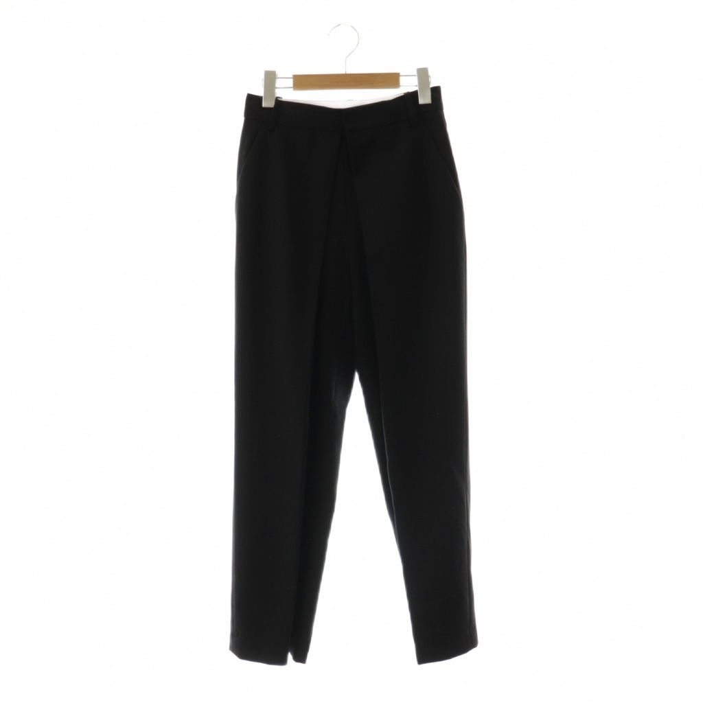 メゾンエイチ Maison H. MH-004 Tapered Slacks スラックスパンツ ジッパーフライ S 黒 |NR OS