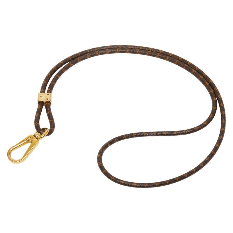 ルイ ヴィトン モノグラム フォンホルダー ルイーズ ストラップ スマートフォンホルダー M 68382 ブラウン PVC レディース LOUIS VUITTON 1-0251286