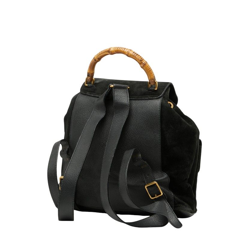 年末年始特価！グッチ　GUCCI バンブー　リュック グッチ バンブー リュック バックパック 003 2058 0016 ブラック