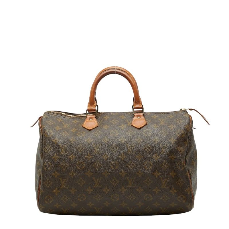 ルイ ヴィトン モノグラム スピーディ35 ハンドバッグ ボストンバッグ 旅行用バッグ M 41524 ブラウン PVC レザー レディース LOUIS VUITTON 227-51359