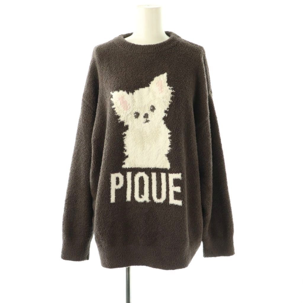 ジェラートピケ gelato pique 23AW キャットドッグジャガードプル