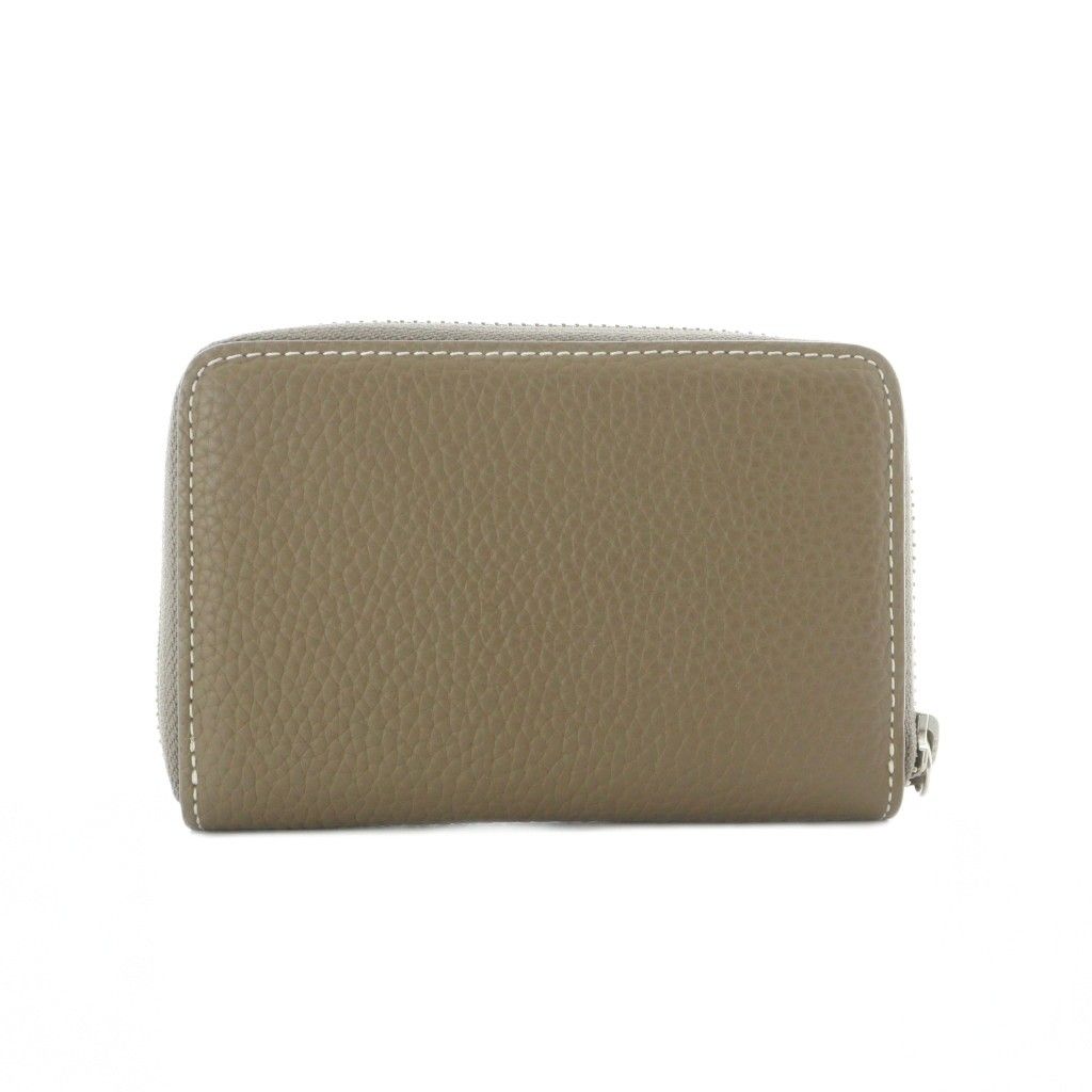 ヴァジック VASIC 財布 小銭入れ 二つ折り レザー 本革 ブラウン ラウンドファスナー |RI OS