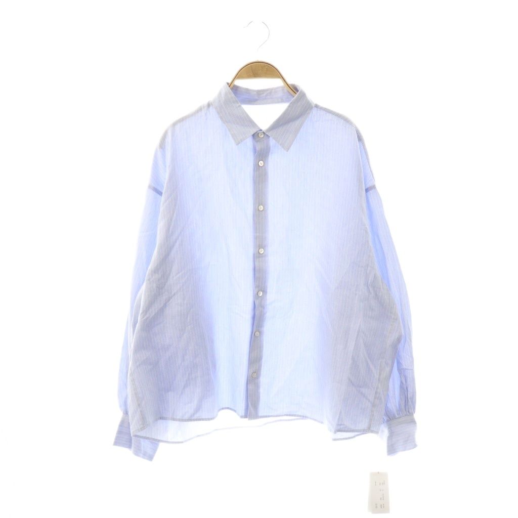 ヴェリテクール Veritecoeur Wide Chest Shirt シャツ F ライトブルー ライトイエロー LTD-131 |DO OS SH