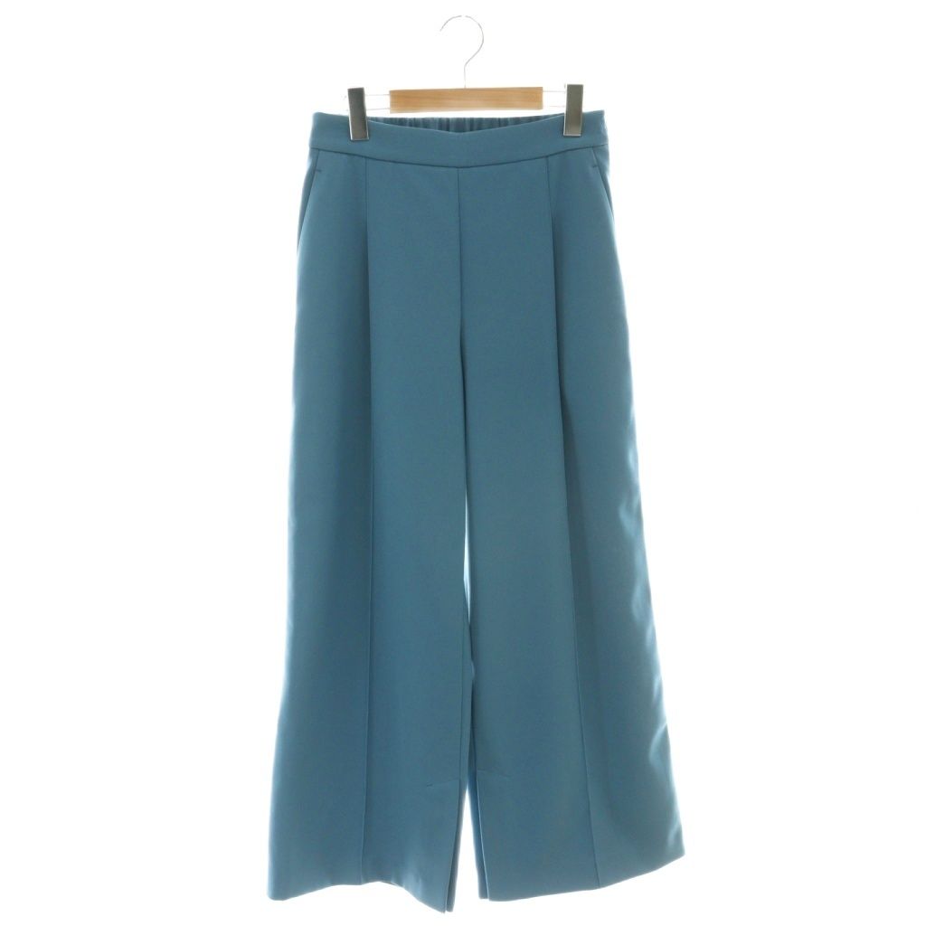 アドーア ADORE 24 SS ドライタッチボンディングパンツ ワイド フ 36 ブルー |CX OS