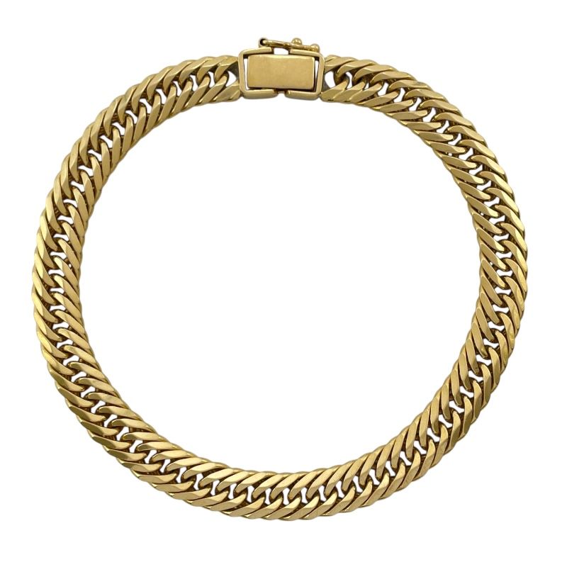 喜平8面トリプルブレス ゴールド K 18 ジュエリー