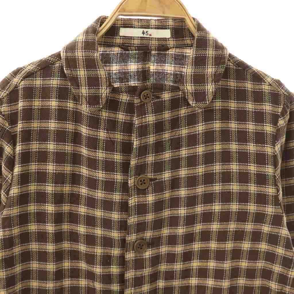 フォーティーファイブアールピーエム 45R 45rpm コットンチェック織り