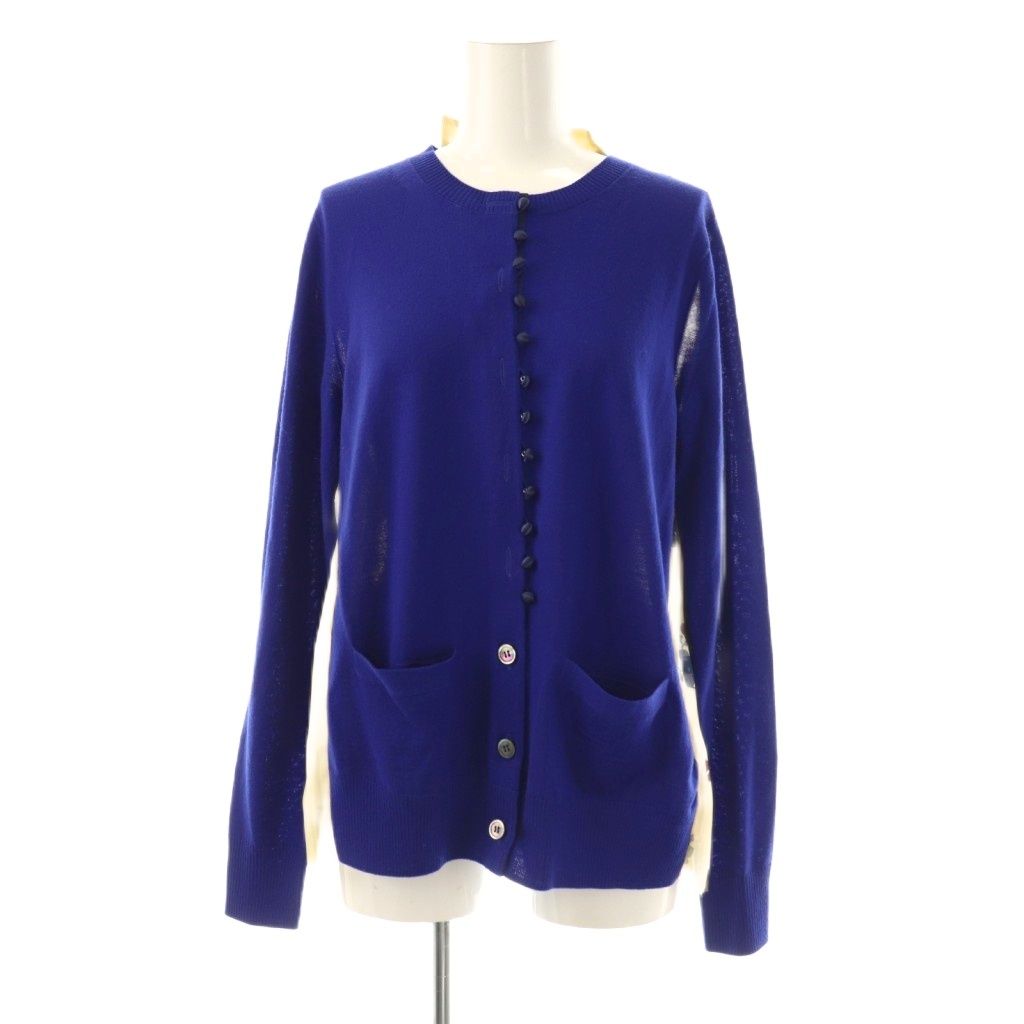 サカイ sacai バックプリーツドッキングニットカーディガン シアー 2