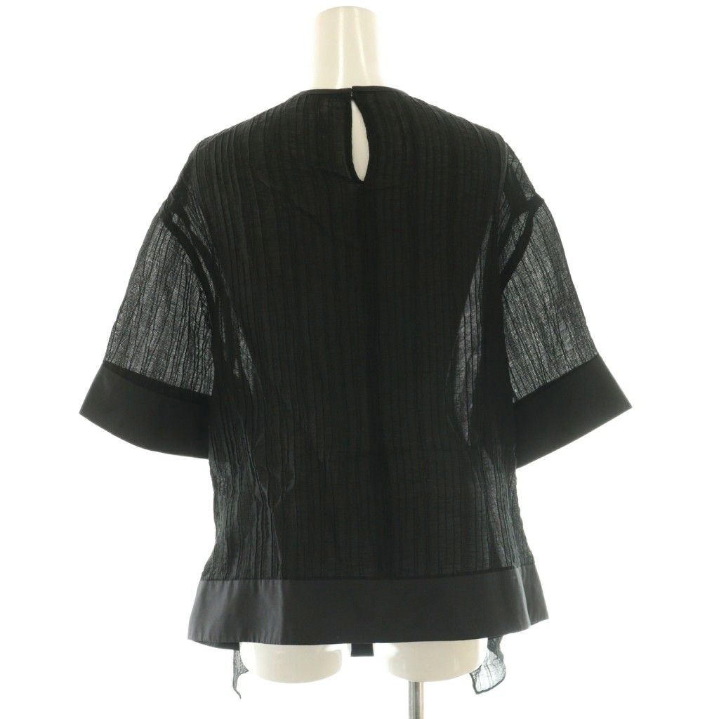 アドーア ADORE 25SS ワッシャーシアーリボンブラウス プルオーバー 38