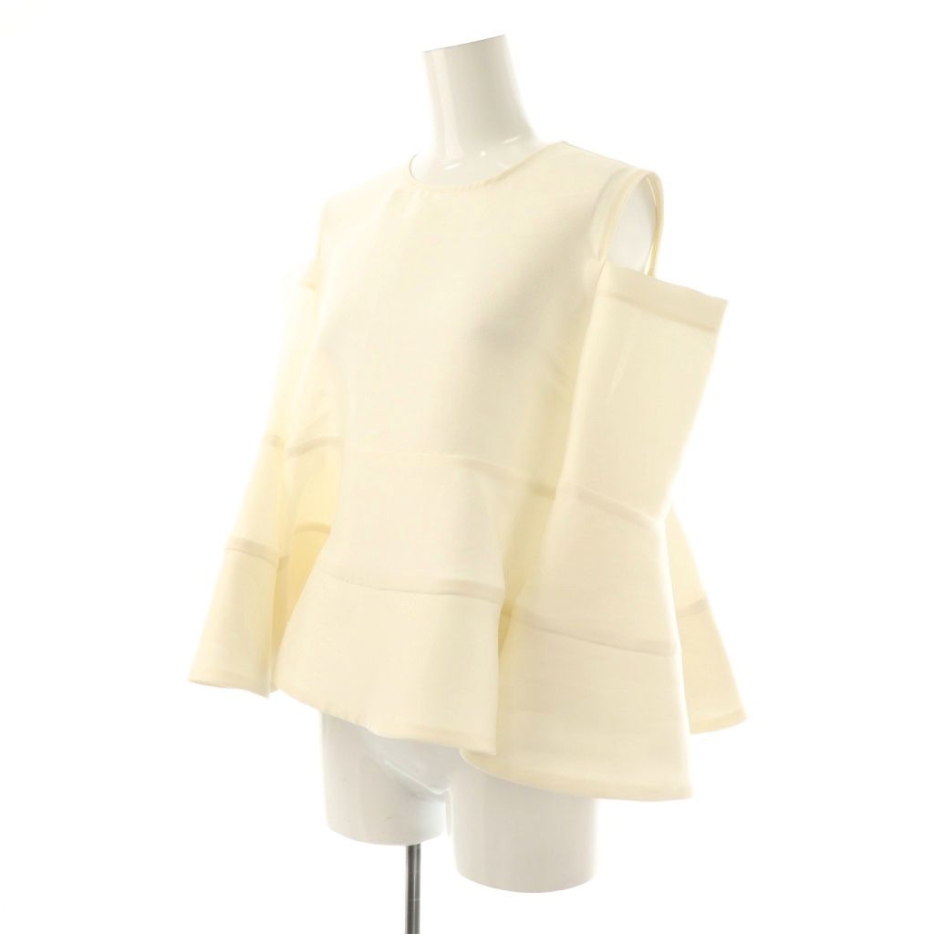 極美品 Heve へイヴ WHIPバルーンスリーブBL ブラウス ホワイト F 極美品 Heve へイヴ WHIPバルーンスリーブBL ブラウス ホワイト F Heve