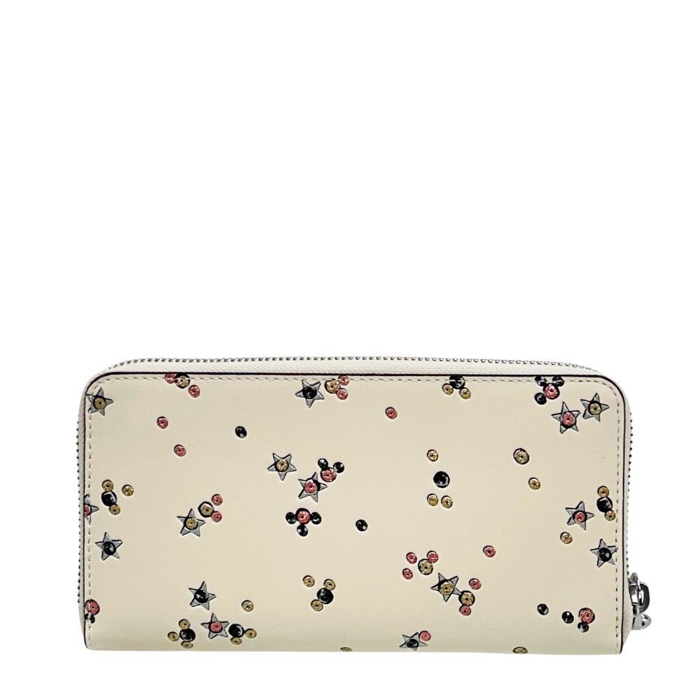 コーチ 財布 レディース COACH 長財布 レザー スター プリント ロング 