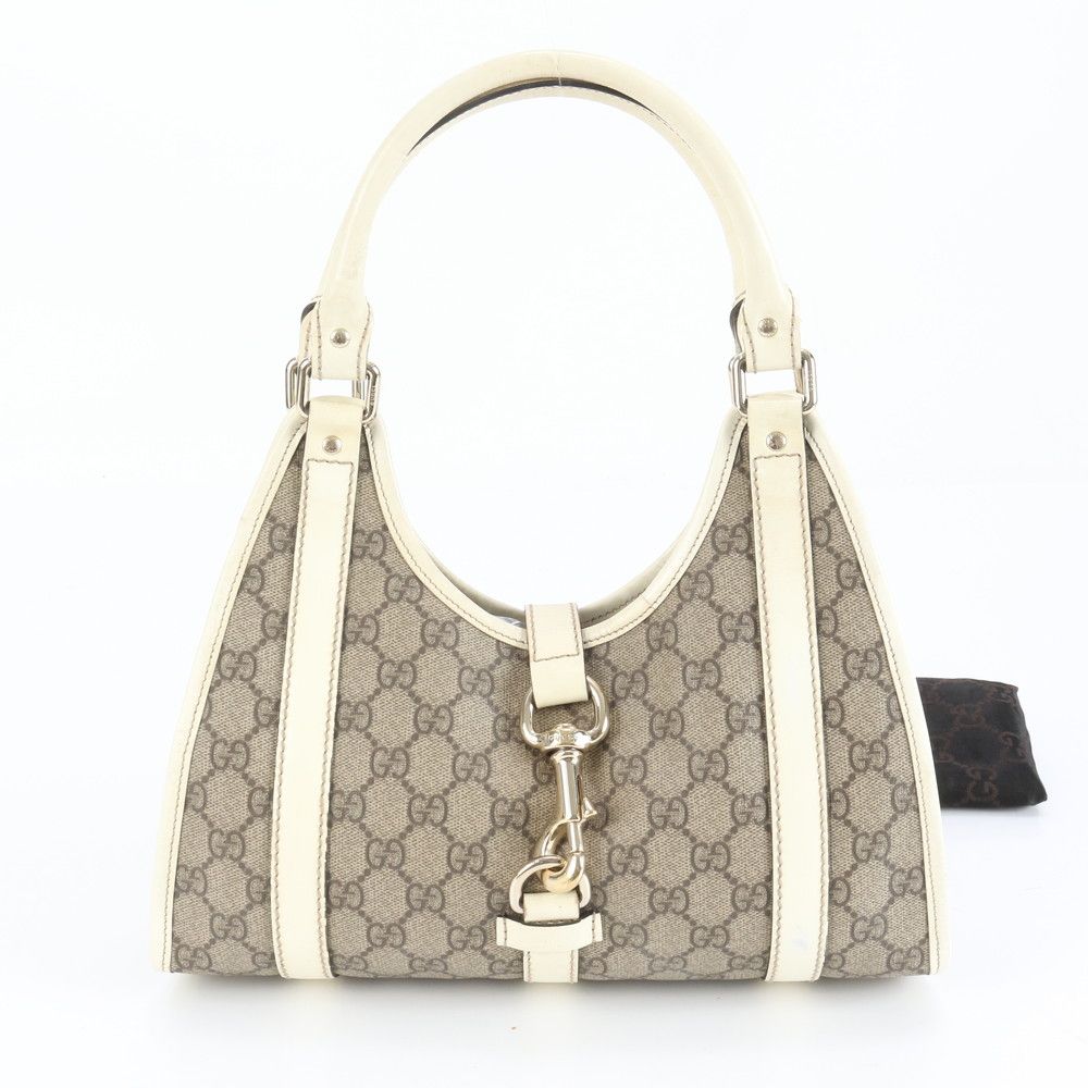 グッチ GGスプリーム ジャッキー 203495 レザー ハンドバッグ トート 本革 ブランド レディース EEM DD 15-3