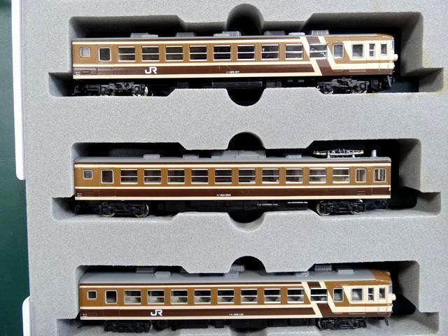 4 KATO 10-449 165系 ムーンライト 3両セット □ 茶 Nゲージ 電気機関