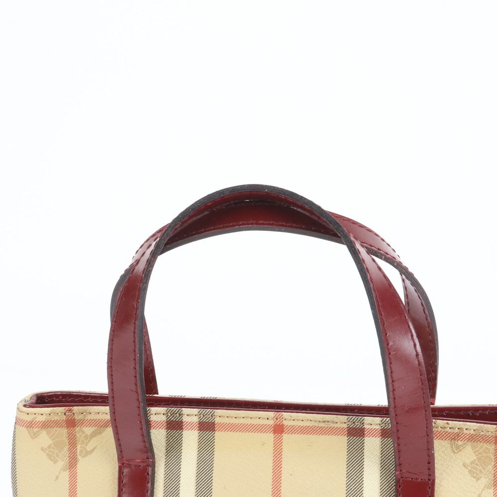 美品✨️ Burberry ノヴァチェック 茶色 トートバッグ シャドーホース 極美品】バーバリー トートバッグ シャドーホース ノバチェック