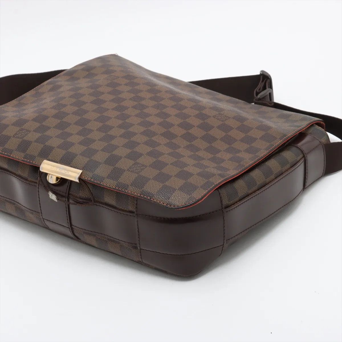 美品 ルイヴィトン ダミエ バスティーユ N45258 レザー ショルダー