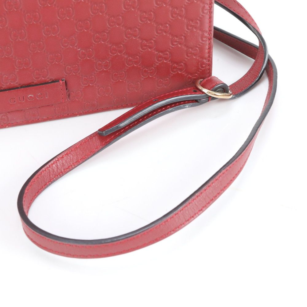 極美品 グッチ マイクロ GG グッチシマ 斜め掛け ショルダー