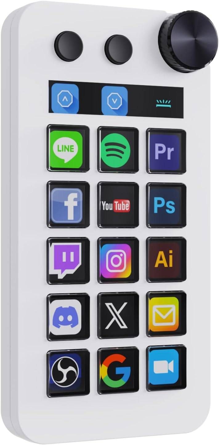 ストリームドック N1 ホワイト マクロキーボード ストリーム