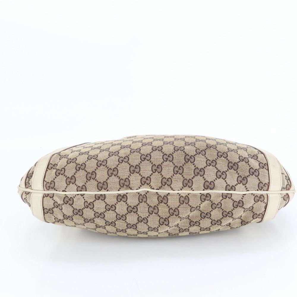 美品 グッチ GG キャンバス 130734 レザー 2WAY ショルダーバッグ