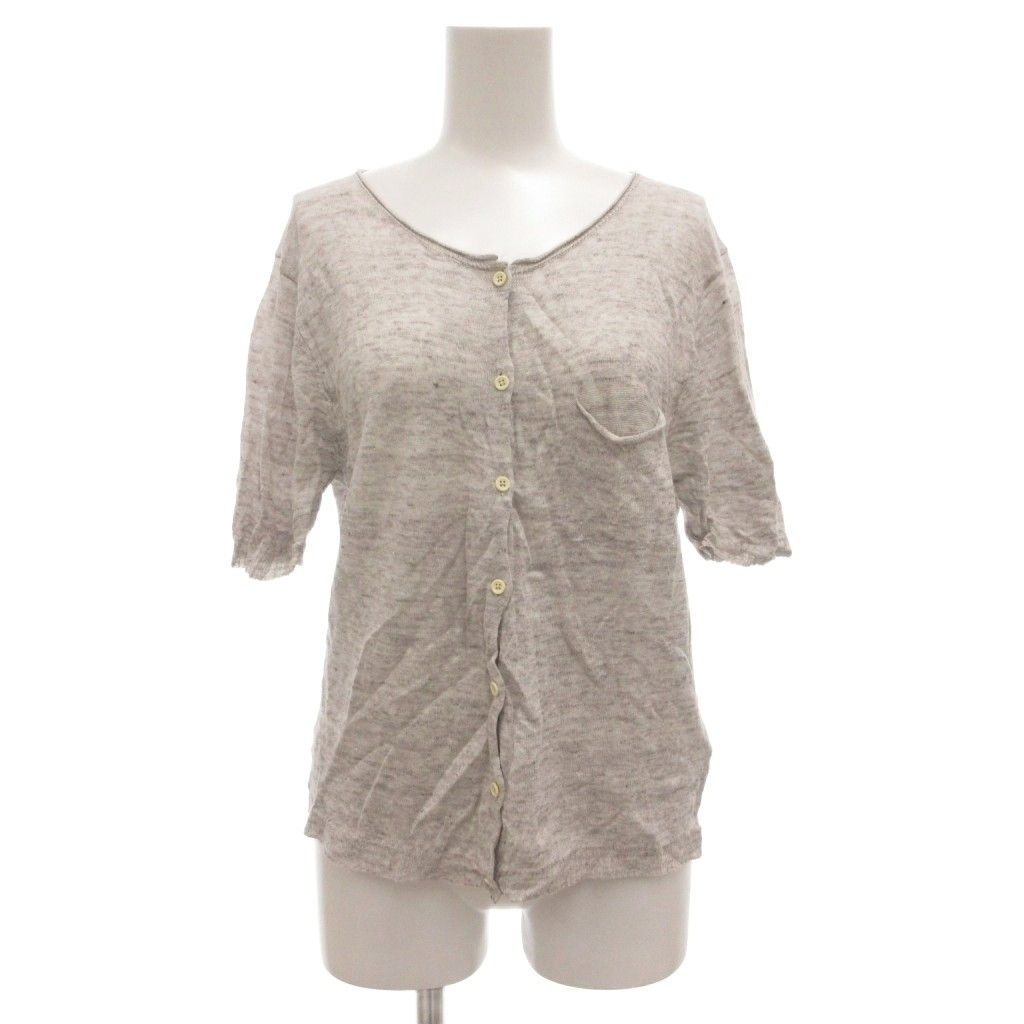 マーガレットハウエル MARGARET HOWELL リネンカーディガン ニット