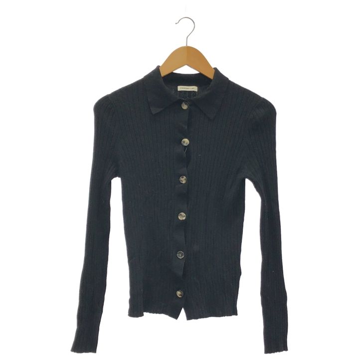 Deuxieme Classe (ドゥーズィエムクラス) ③ 23080500809030 EVERYDAY I LIKE. Poloshirt Knit Cardigan レディース ブラック FREE Deuxieme Classe (ドゥーズィエムクラス) ③ 23080500809030 EVERYDAY
