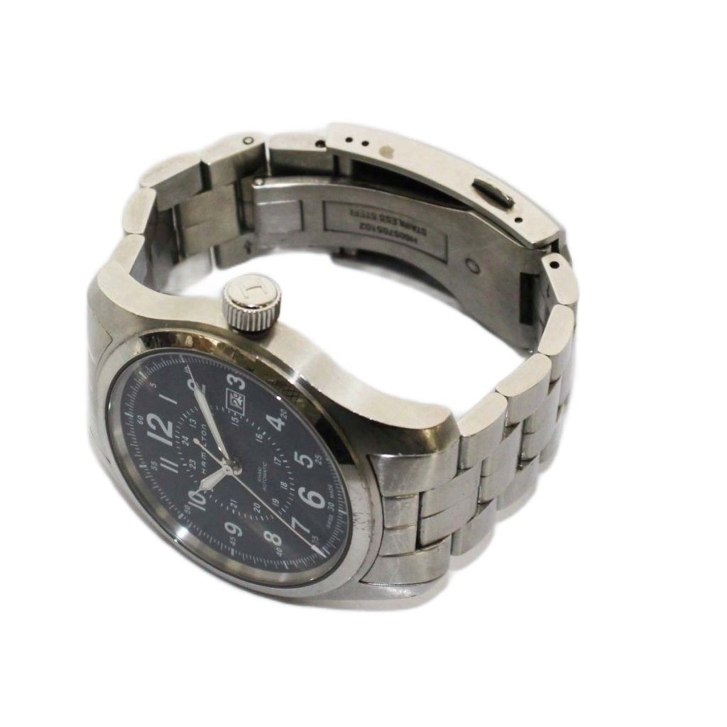 ハミルトン カーキ フィールド 自動巻き 腕時計 シルバーカラー H 706050 |KH