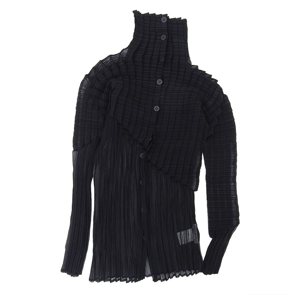 ISSEY MIYAKE イッセイミヤケ シアープリーツカーディガン トップス