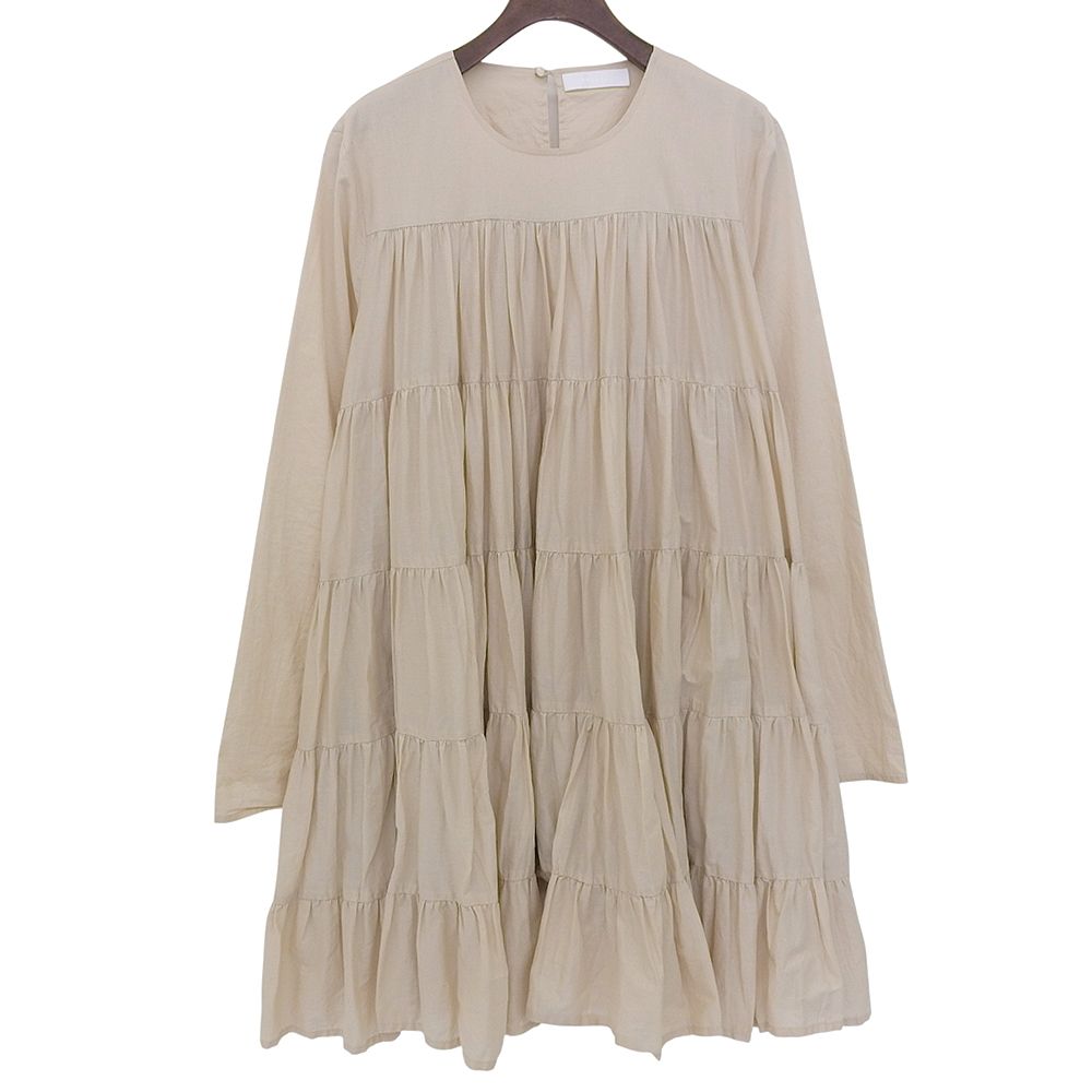 マーレット コットン SOLIMAN MIDI ティアードスカート ワンピース レディース ベージュ XS