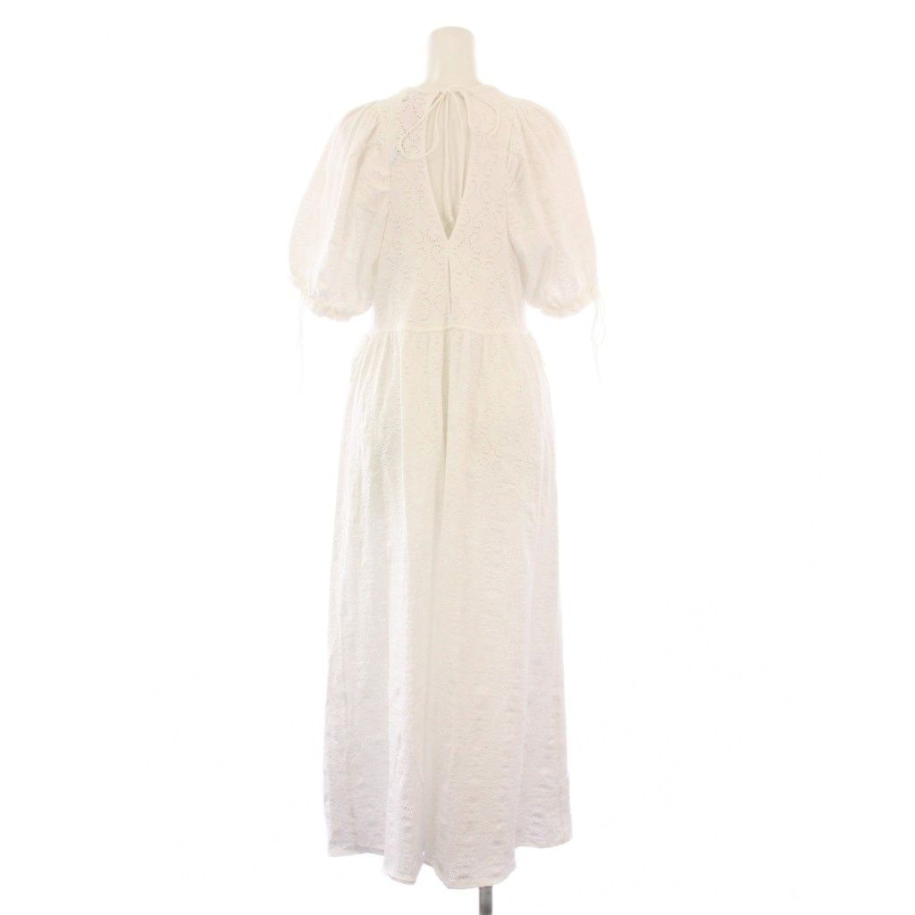 フェティコ fetico 24SS LACE JACQUARD PUFF-SLEEVE DRESS レース  