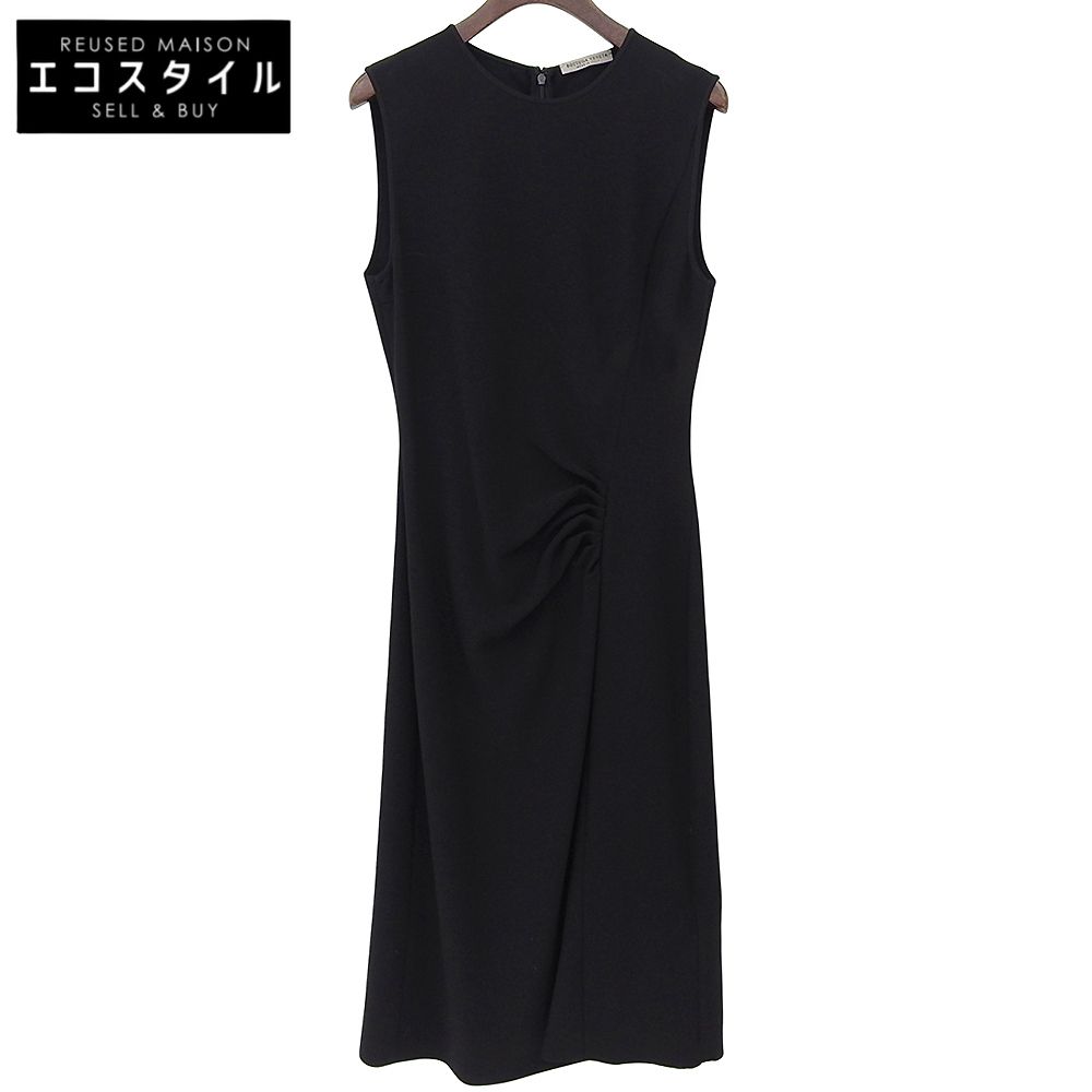 BOTTEGA VENETA ボッテガヴェネタ ジャポネーズ クレープ ワンピース レディース ブラック 38 628433 20年製