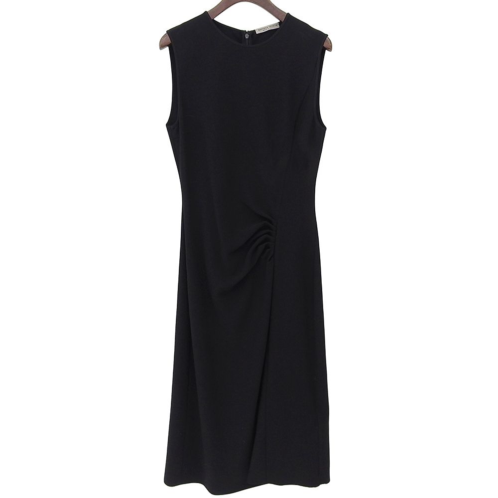 BOTTEGA VENETA ボッテガヴェネタ ジャポネーズ クレープ ワンピース レディース ブラック 38 628433 20年製