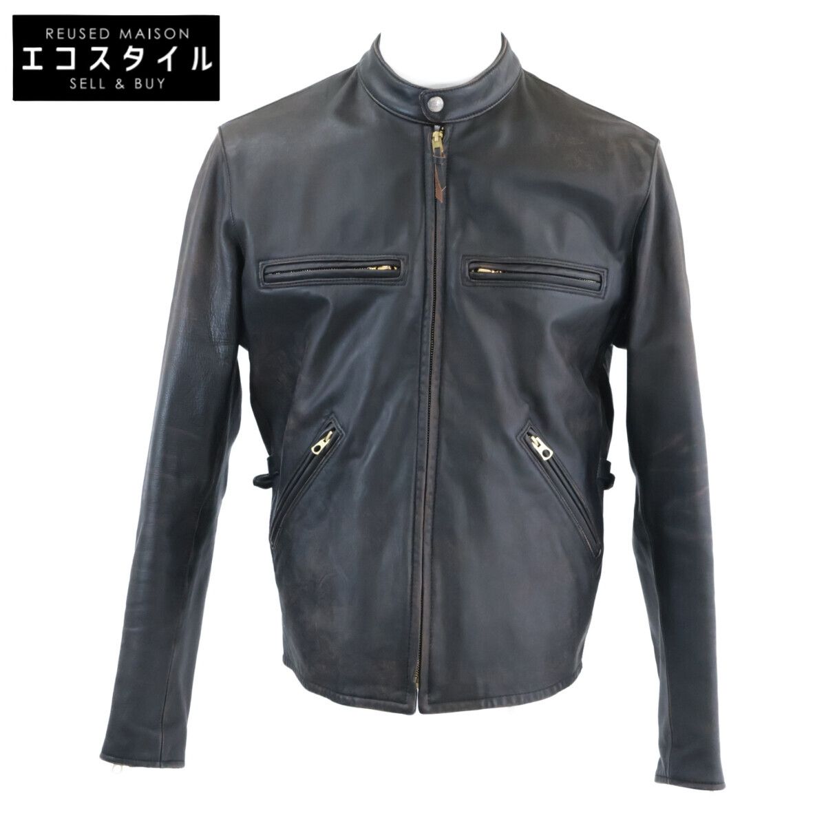 RRL ダブルアールエル ホースハイド シングルライダースジャケット M