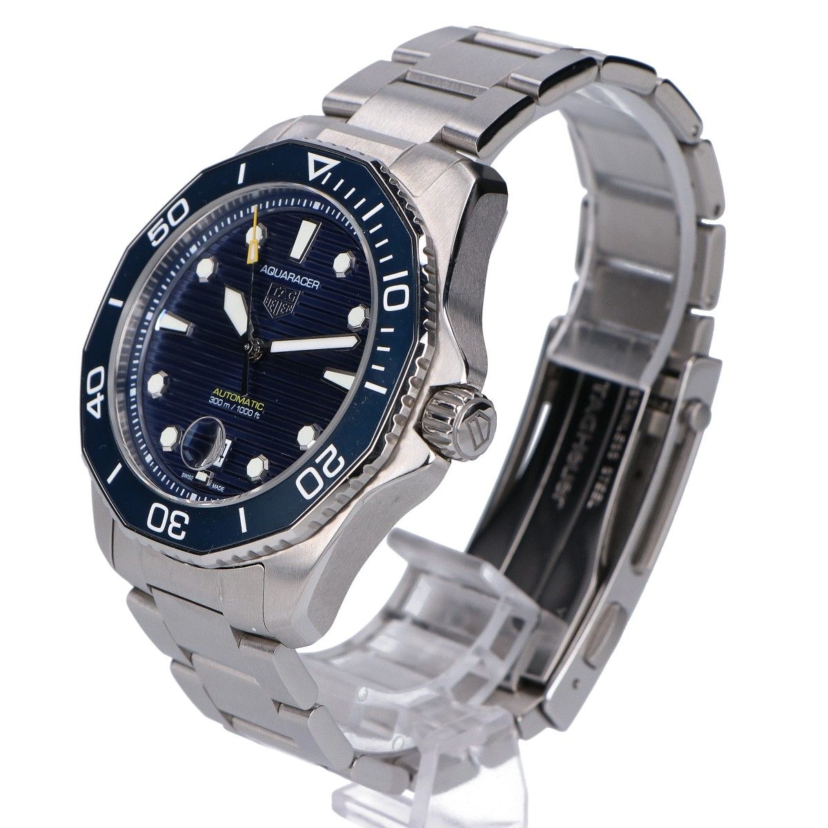  TAG HEUER タグホイヤー WBP201B アクアレーサー プロフェッショナル300 43mm 半袖シャツ 自動巻き時計 腕時計(アナログ)
