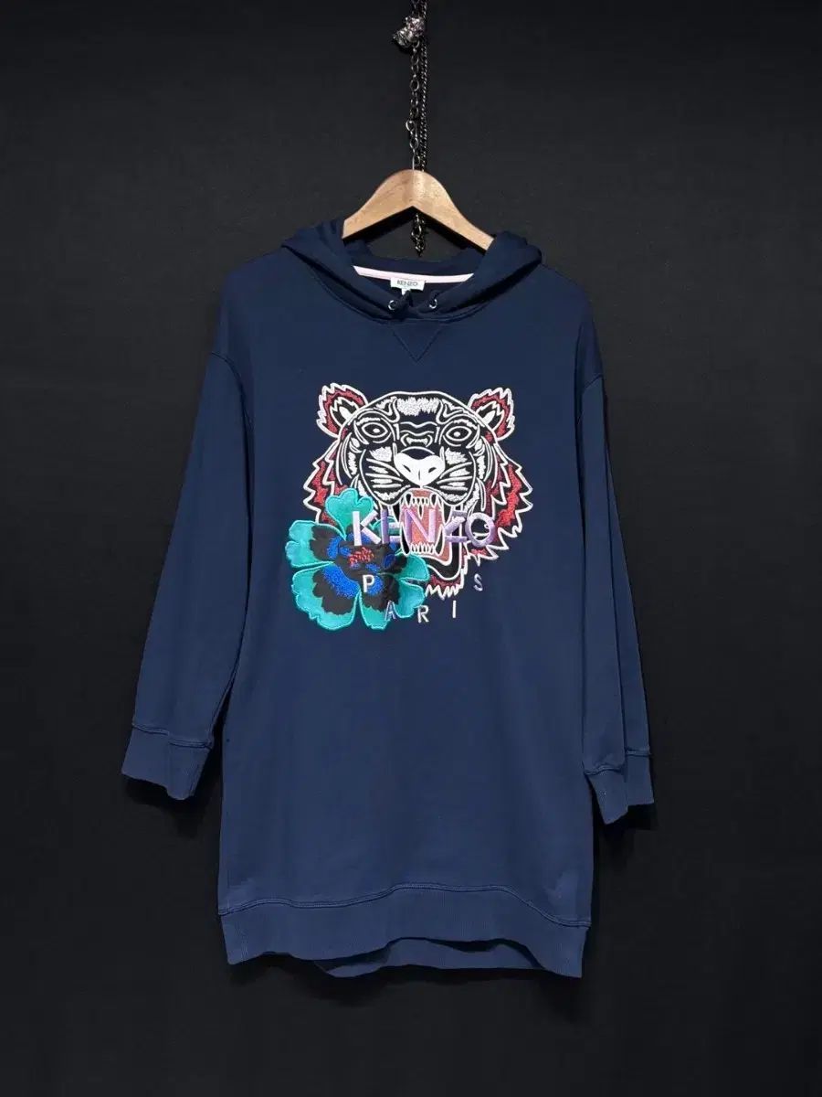 レディース kenzo フード 刺繍 ONE PIECE