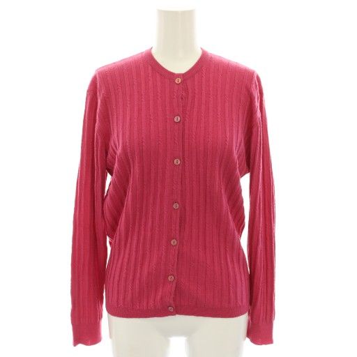 ンタイン ニットカーディガン クルーネック 長袖 ウール ピンク 70 E 04.E 01 |YT