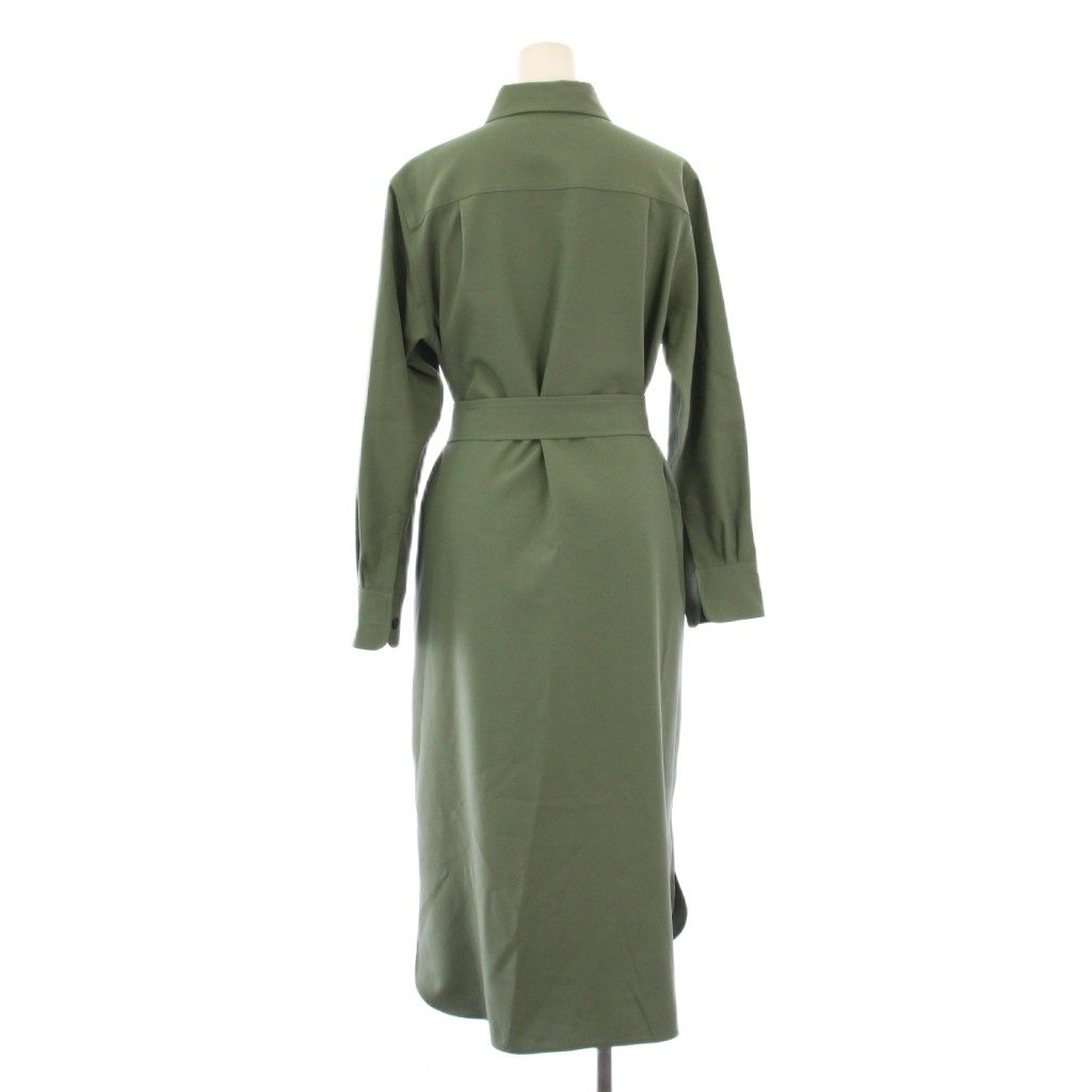 ソージュ SOEJU ソフトオックスシャツワンピース マキシ ロング 長袖