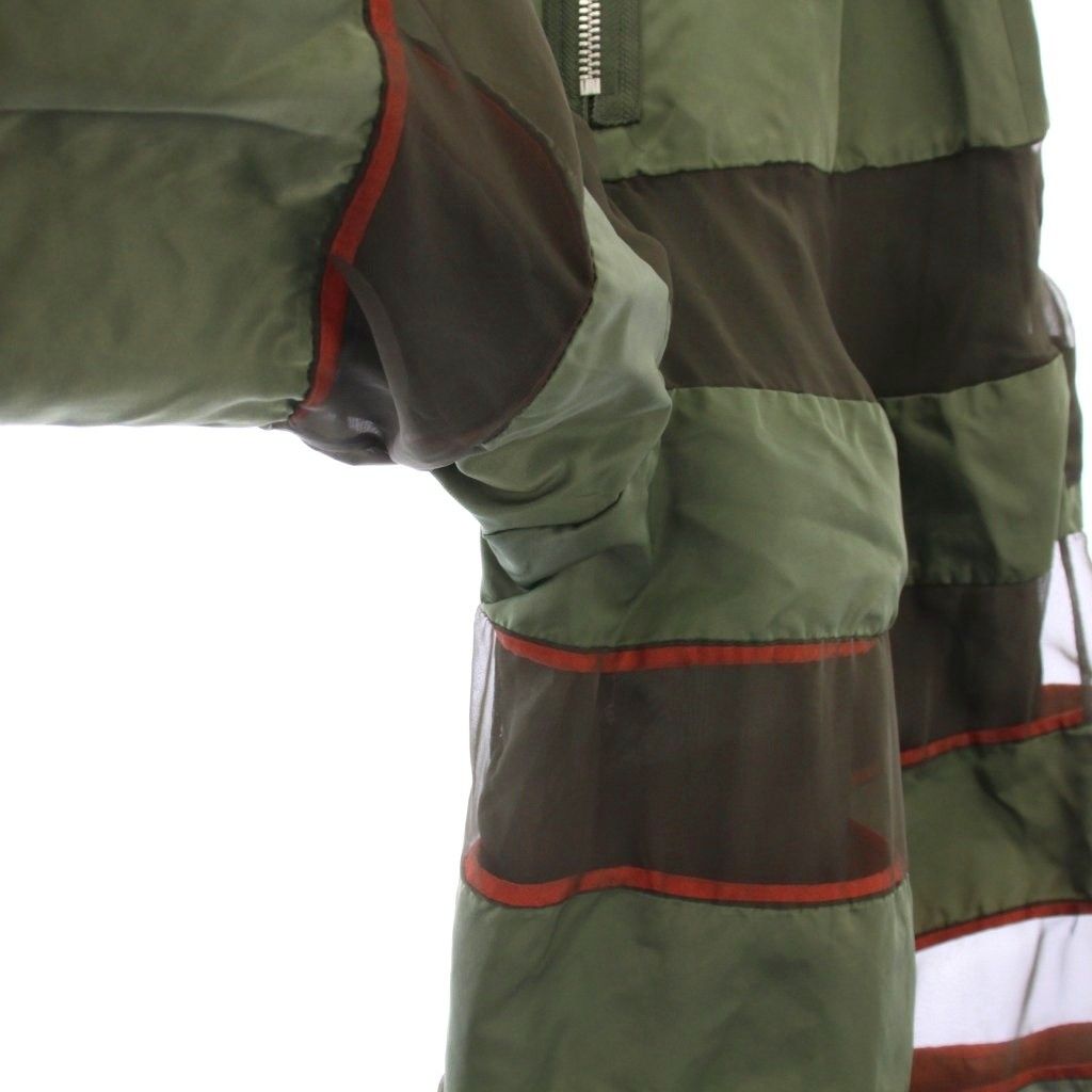 メッシュパネルキュロットパンツ