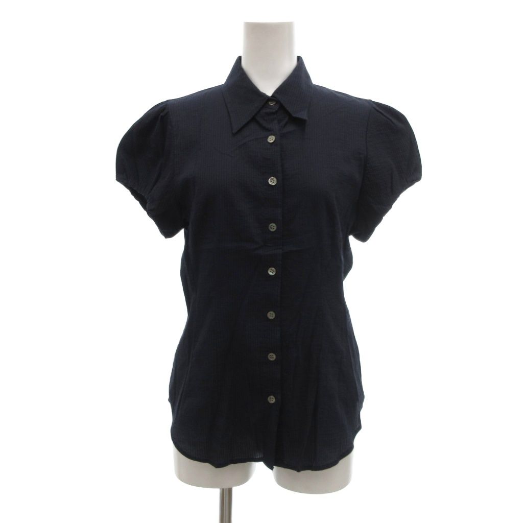 販売 セオリーリュクス 半袖ブラウス ネイビー 38サイズ（9号