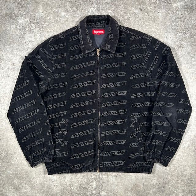 Supreme シュプリーム 18SS debossed logo corduroy jacket